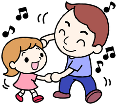親子のイラスト