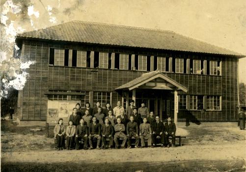 昭和30年合併時に役場として使用された千代田町役場（物井区）の写真