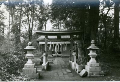 内黒田熊野神社旧拝殿の写真
