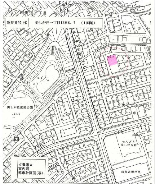 案内図（美しが丘1-13-6、7）の画像
