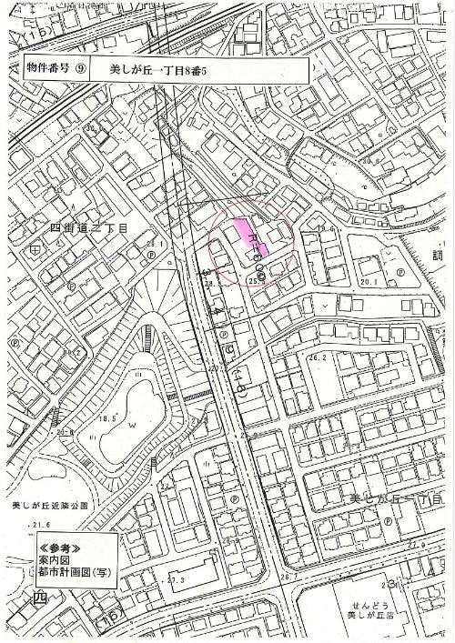 案内図（美しが丘1-8-5）の画像