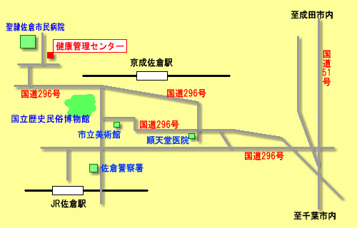 小児初期急病診療所までの案内図