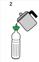 容器に入れてフタをする