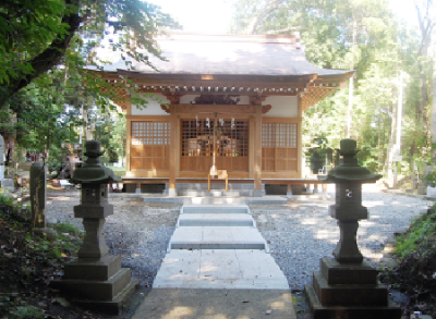 亀崎熊野神社拝殿の写真