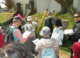 野重兵将校集会所跡にて（四街道公民館）の写真