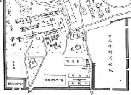 衛戍病院（「野戦砲兵学校配置図昭和8年」）の写真