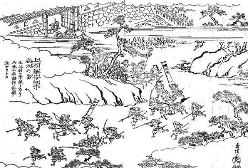 臼井城主原胤貞が撃退した上杉謙信臼井城攻めの写真