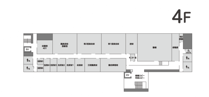 フロアマップ4階
